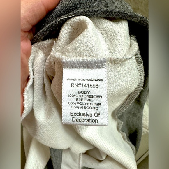 GAMEDAY COUTURE San Antonio SPURS Long Sleeve Double-Hooded Hoodie Size XL​ - Picture 3 of 11